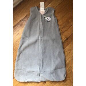 NWOT Zak & Zoey Grey Fleece Sleep Sack 0-12M